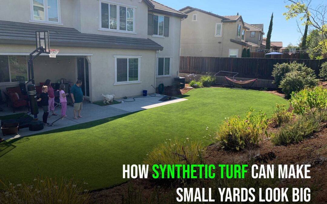 8 Ways to Make a Small Backyard Look Bigger With Synthetic Grass in Tracy