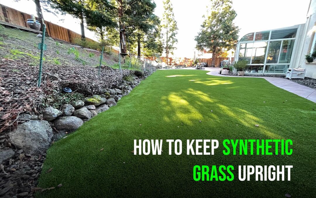 Flat Turf? Here’s How to Keep Synthetic Grass in Tracy Upright